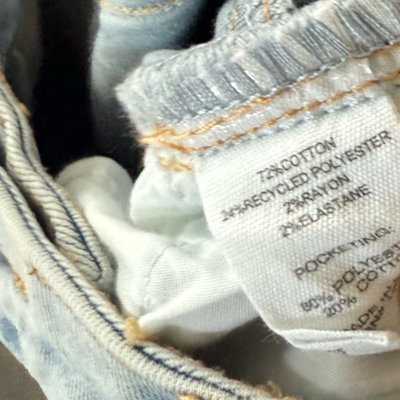 Princess Polly|light wash denim maxi skirt with front slit opening•••NWT,size 6 - Picture 11 of 16